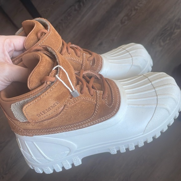 🏀 Diemme Anatra B-ball cognac suede women’s duck boot 36 like new - Picture 2 of 14